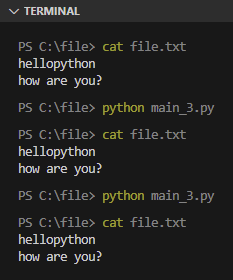 Python file